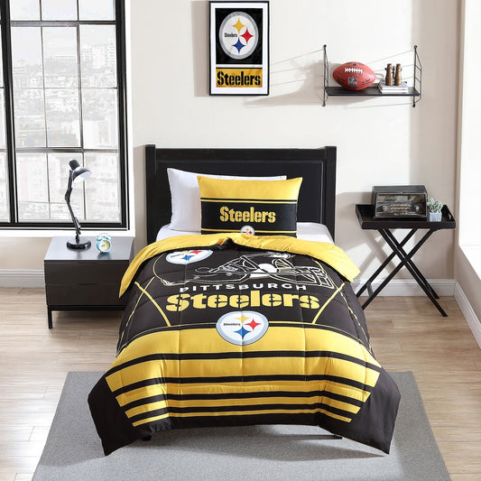 Pittsburgh Steelers twin size comforter set