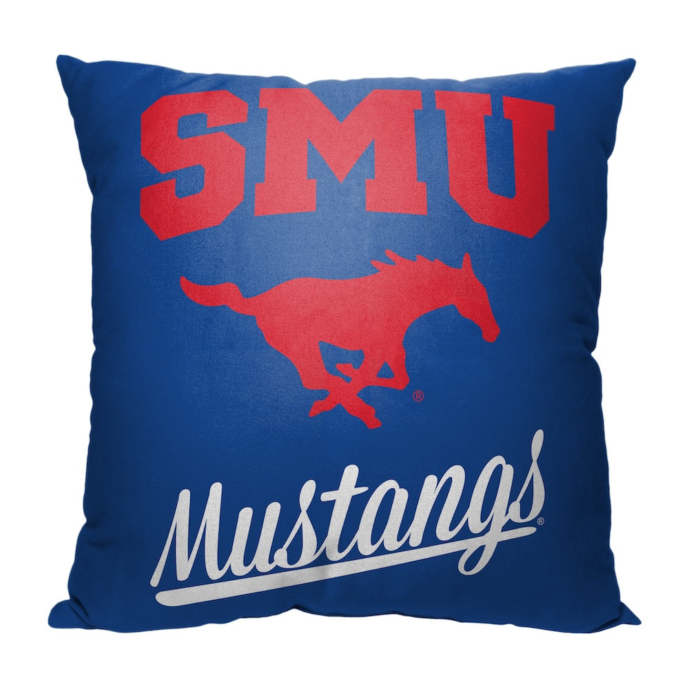 SMU Mustangs OFFICIAL throw pillow