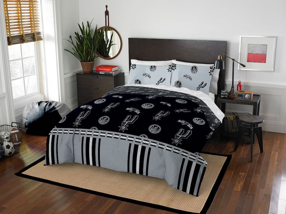 San Antonio Spurs full size bed in a bag