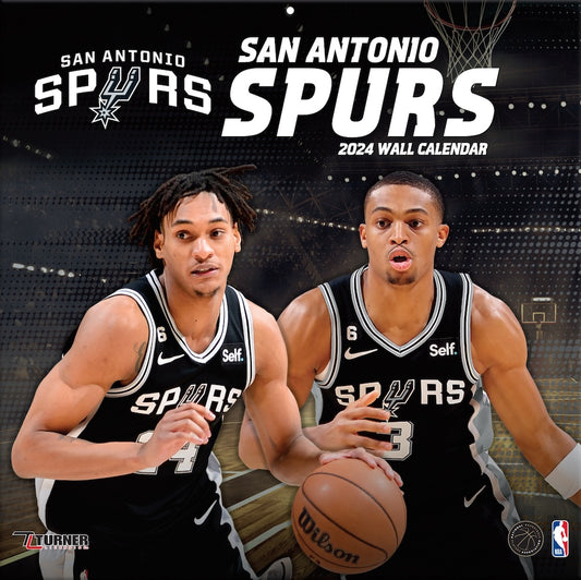San Antonio Spurs Team Photos Wall Calendar