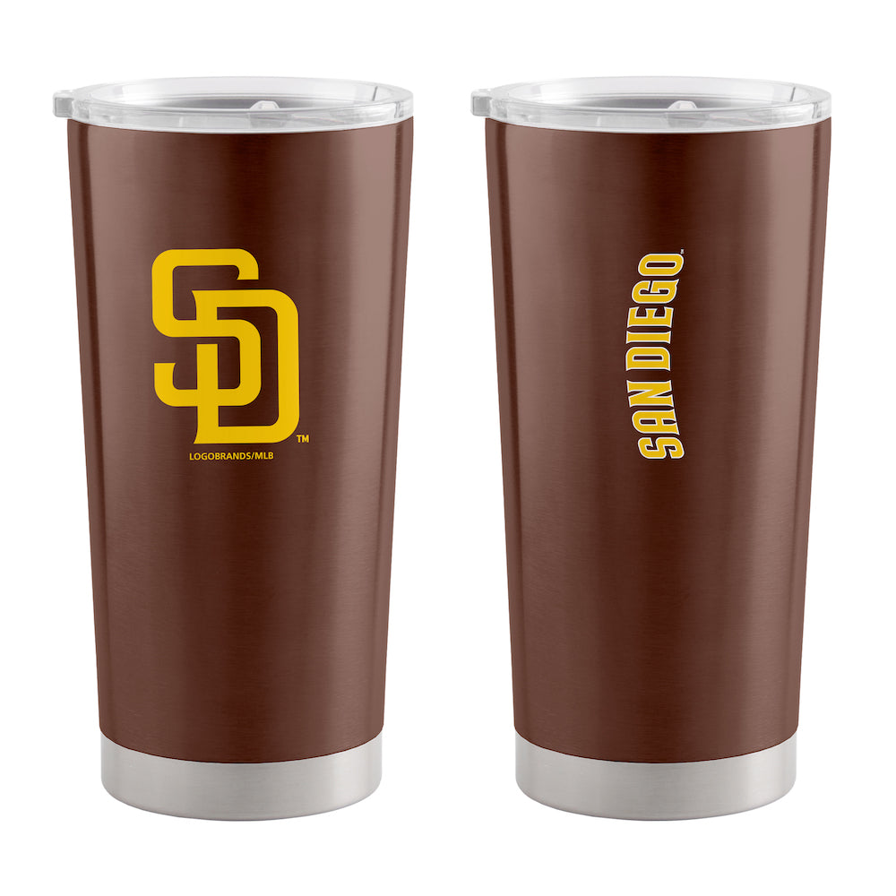 San Diego Padres 20 oz stainless steel travel tumbler