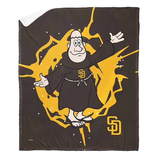 San Diego Padres MASCOT Sherpa Blanket