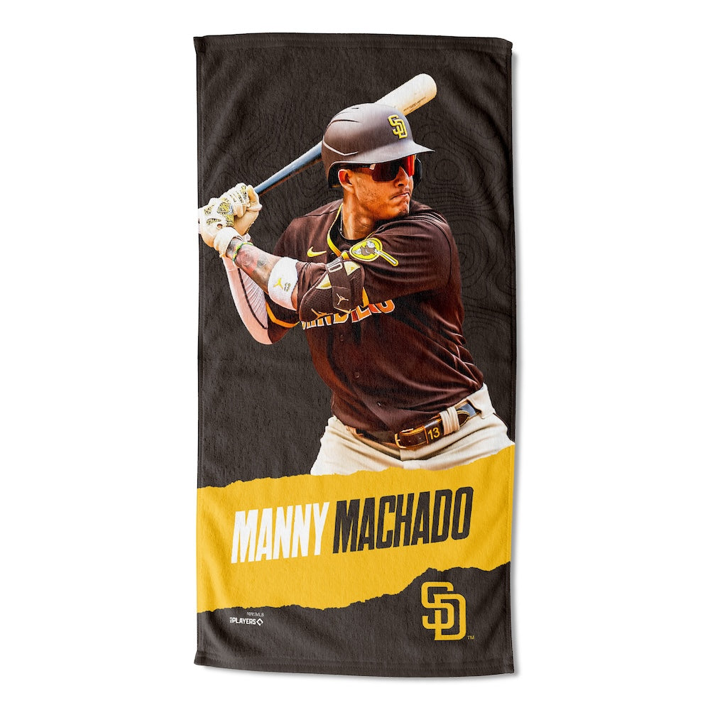 San Diego Padres color block beach towel