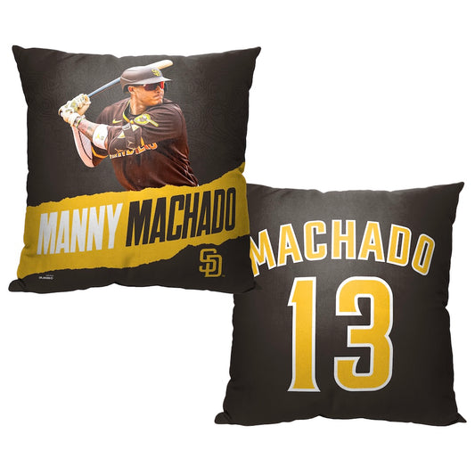 San Diego Padres Manny Machado throw pillow