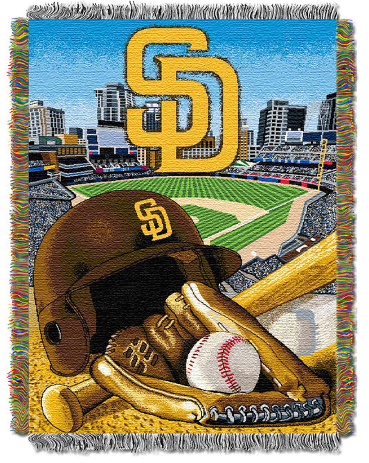 San Diego Padres woven home field tapestry