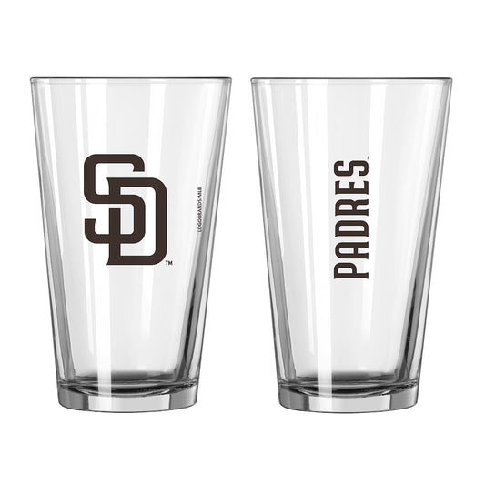 San Diego Padres pint glass