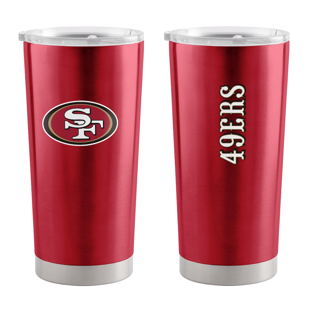 San Francisco 49ers 20 oz stainless steel travel tumbler