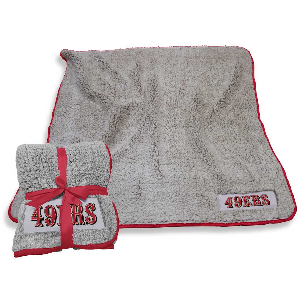 San Francisco 49ers Frosty Fleece blanket