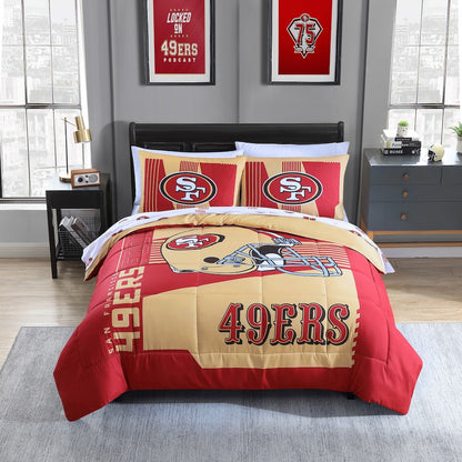 San Francisco 49ers full size bed in a bag