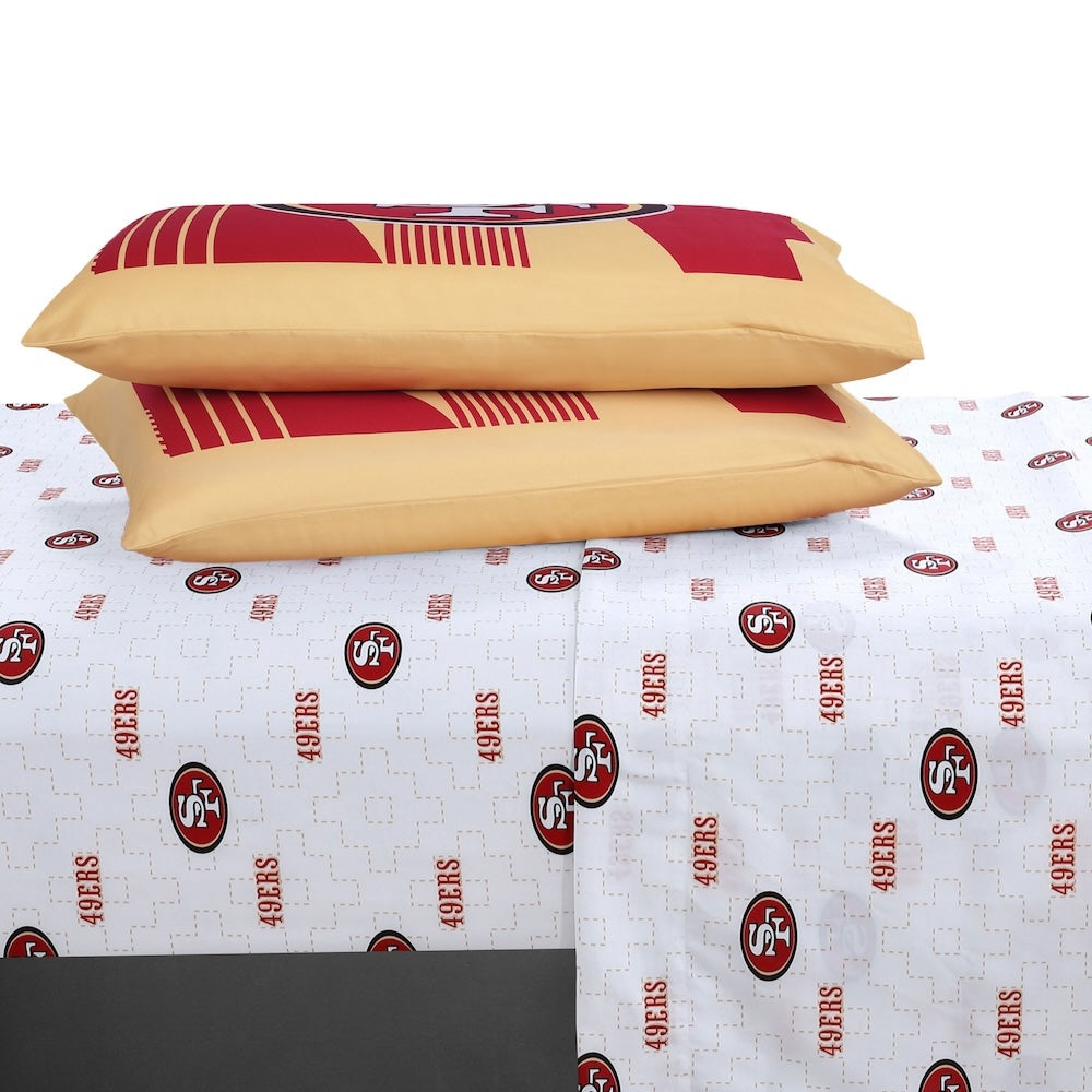 San Francisco 49ers bed in a bag sheets