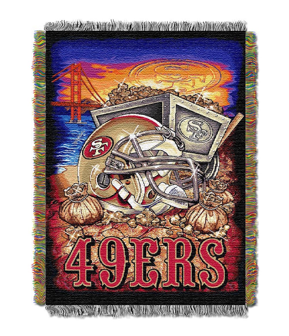 San Francisco 49ers woven home field tapestry