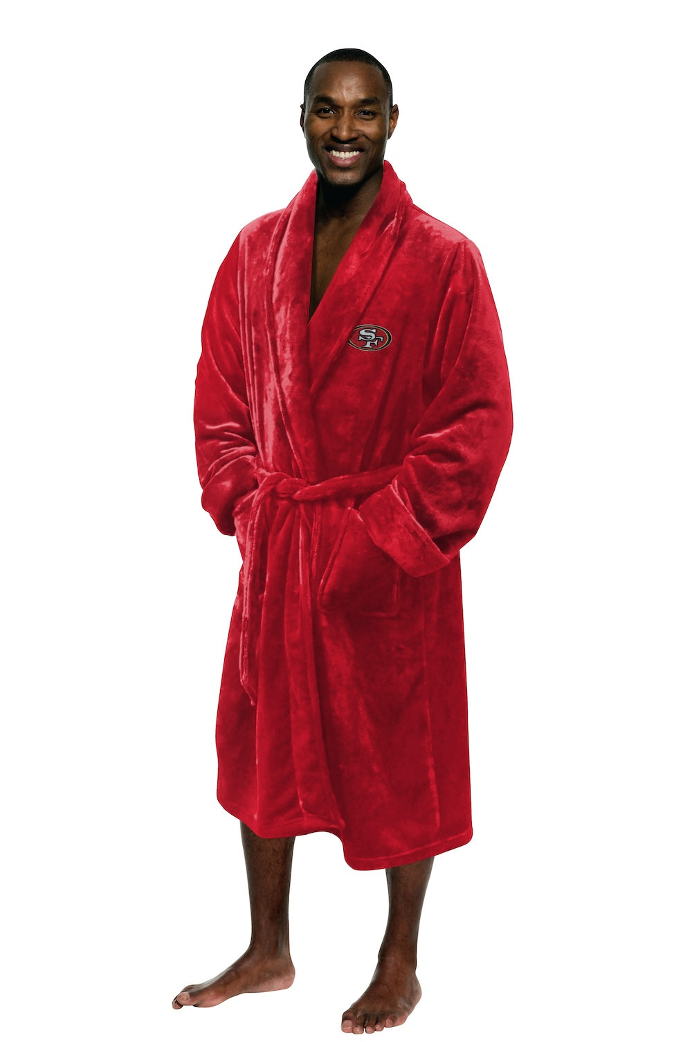 San Francisco 49ers silk touch bathrobe
