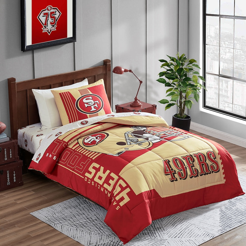 San Francisco 49ers twin size bed in a bag