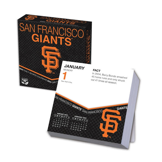 San Francisco Giants 2024 Fact-A-Day Box Desk Calendar