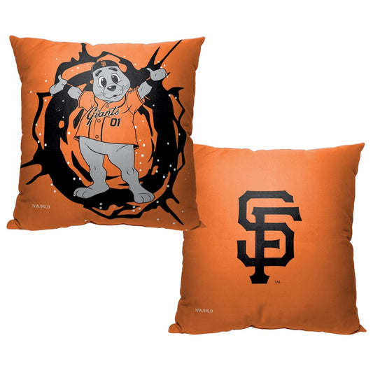 San Francisco Giants MASCOT throw pillow