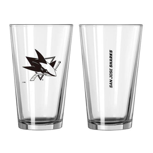 San Jose Sharks pint glass