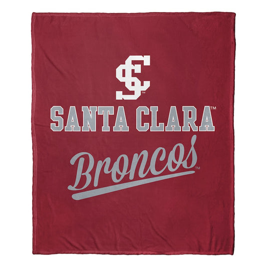 Santa Clara Broncos official silk touch throw blanket