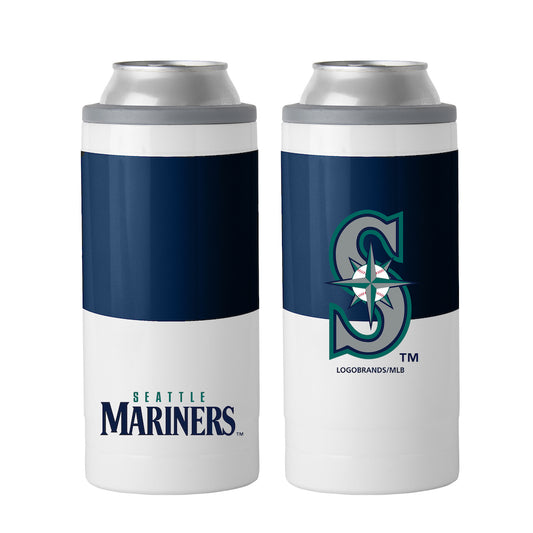Seattle Mariners colorblock slim can coolie