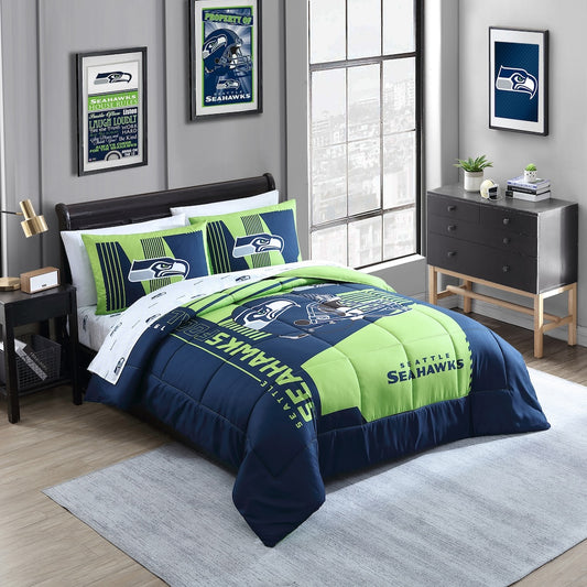 Seattle Seahawks queen size bed in a bag