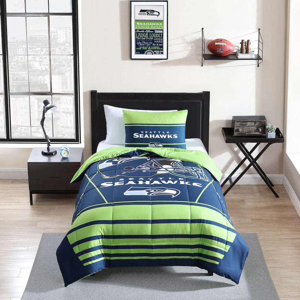 Seattle Seahawks twin size comforter set
