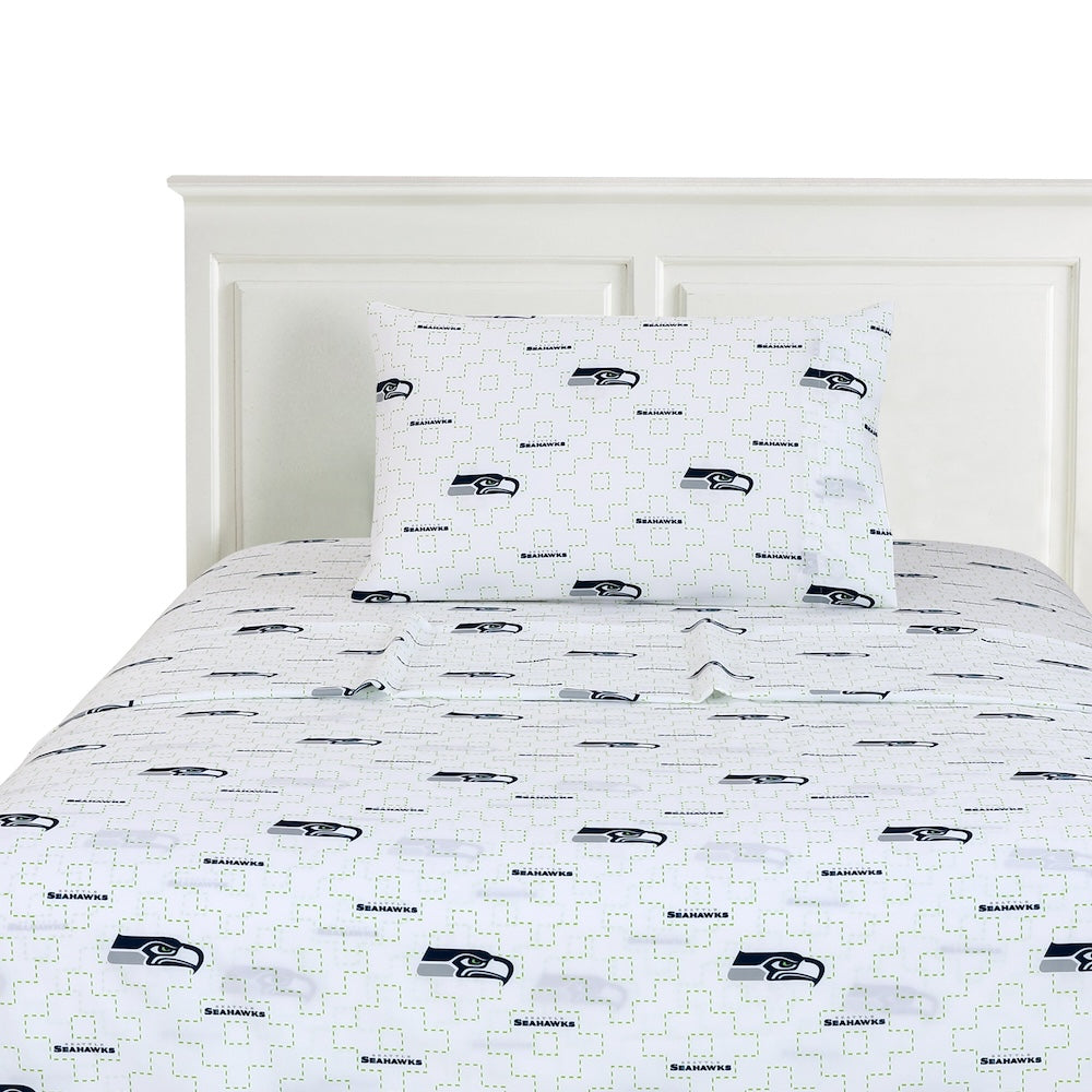 Seattle Seahawks Twin Sheets