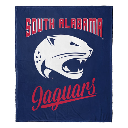 South Alabama Jaguars official silk touch throw blanket
