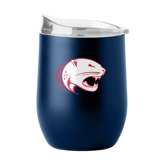 South Alabama Jaguars curved drink tumbler