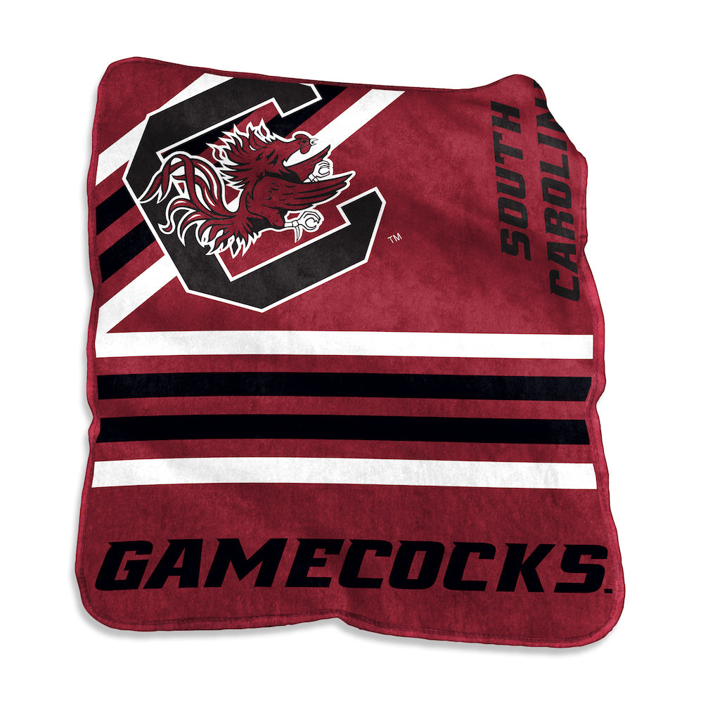 South Carolina Gamecocks Raschel throw blanket