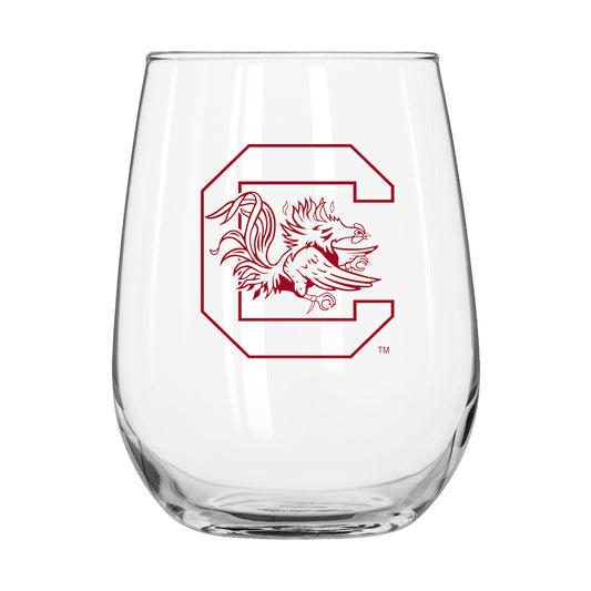 South Carolina Gamecocks Stemless Wine Glass