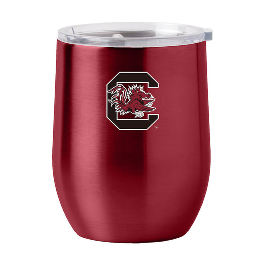 South Carolina Gamecocks stainless steel curved drink tumbler