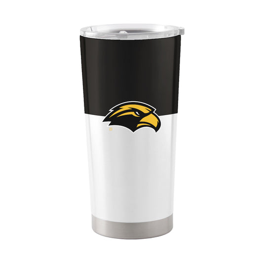 Southern Mississippi Golden Eagles 20 oz color block travel tumbler