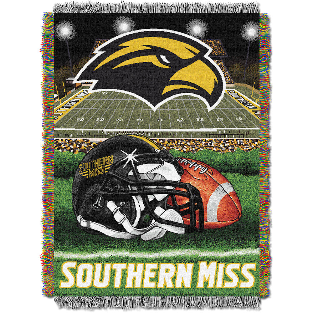 Southern Mississippi Golden Eagles woven home field tapestry
