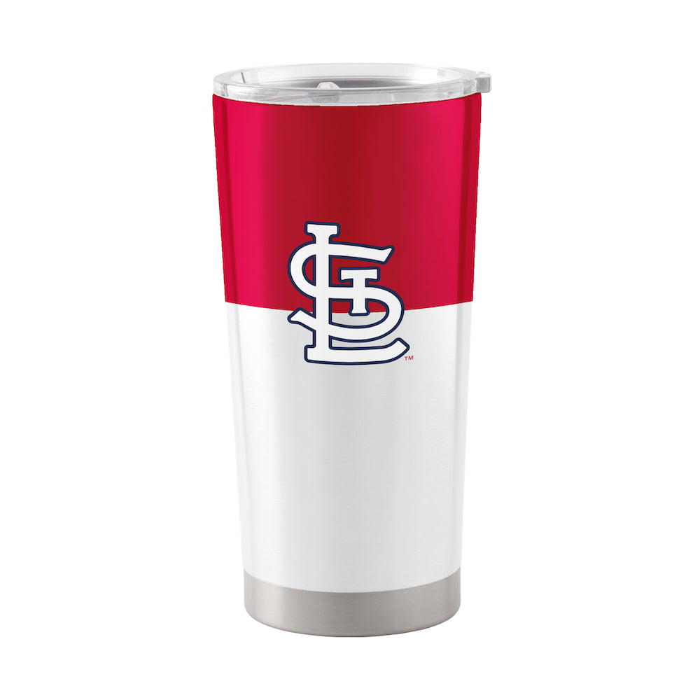 St. Louis Cardinals 20 oz color block travel tumbler
