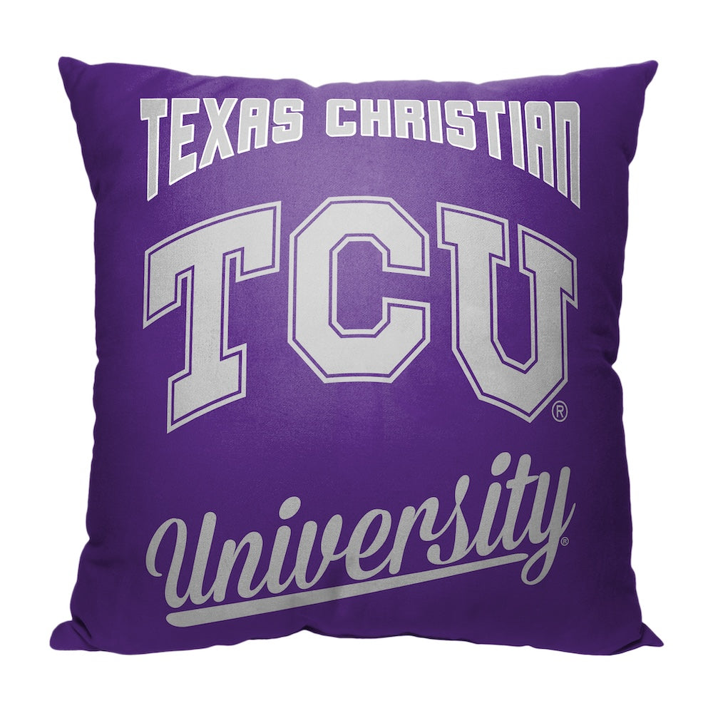 TCU Horned Frogs OFFICIAL throw pillow