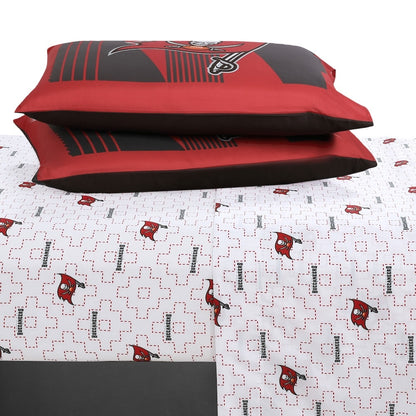 Tampa Bay Buccaneers bed in a bag sheets