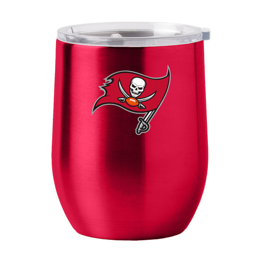 Tampa Bay Buccaneers stainless steel curved drink tumbler