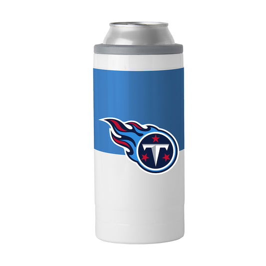 Tennessee Titans colorblock slim can coolie