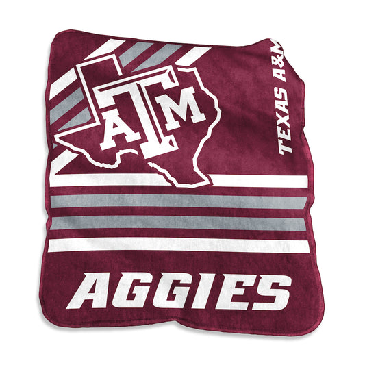 Texas A&M Aggies Raschel throw blanket