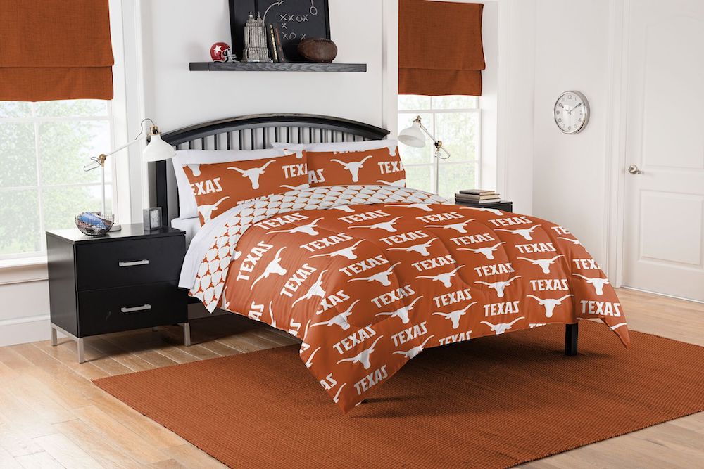 Texas Longhorns full size bed in a bag
