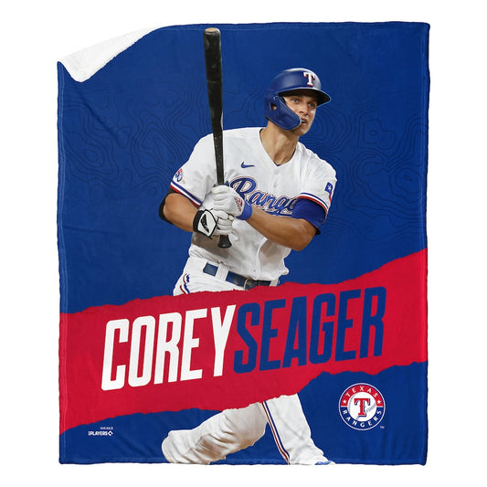Texas Rangers Corey Seager Sherpa Blanket