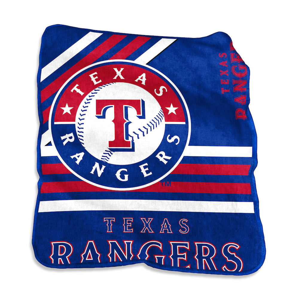 Texas Rangers Raschel throw blanket