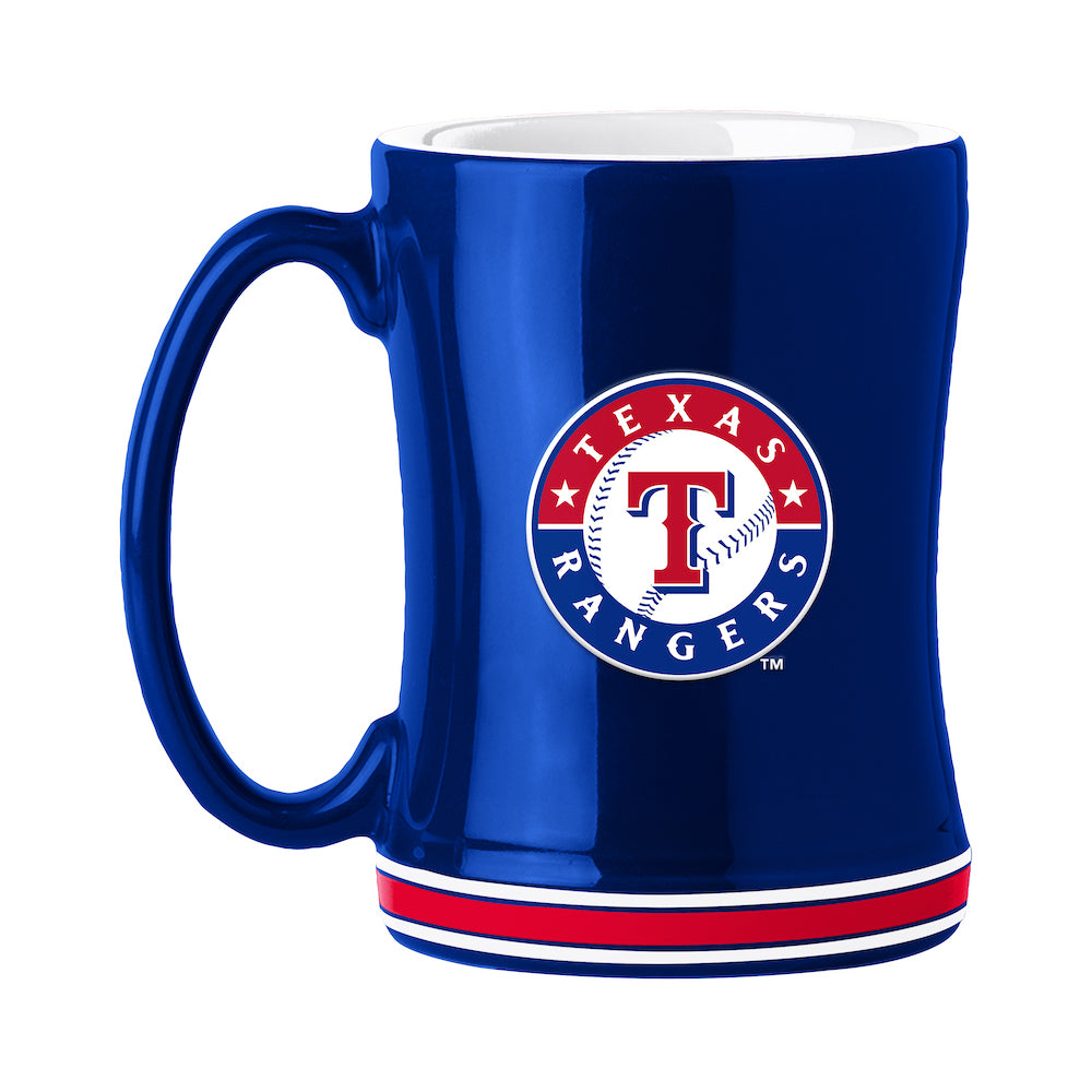 Texas Rangers relief coffee mug