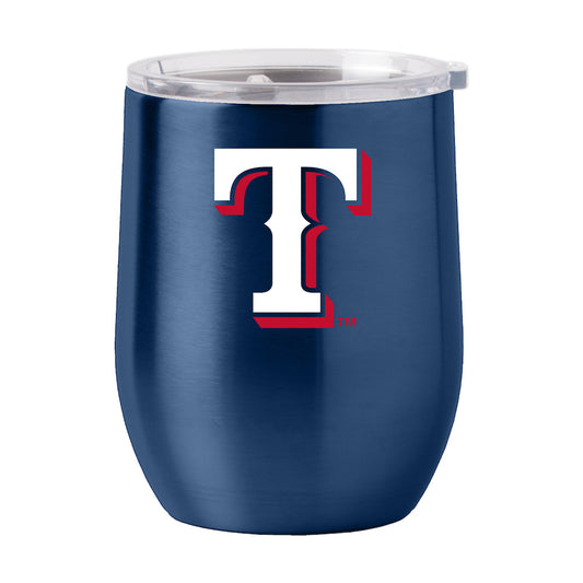 Texas Rangers stainless steel curved drink tumbler