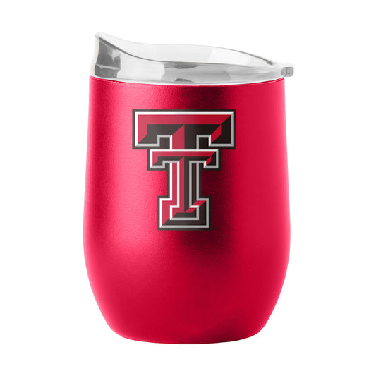Texas Tech Red Raiders curved drink tumbler