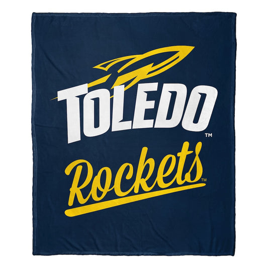 Toledo Rockets official silk touch throw blanket
