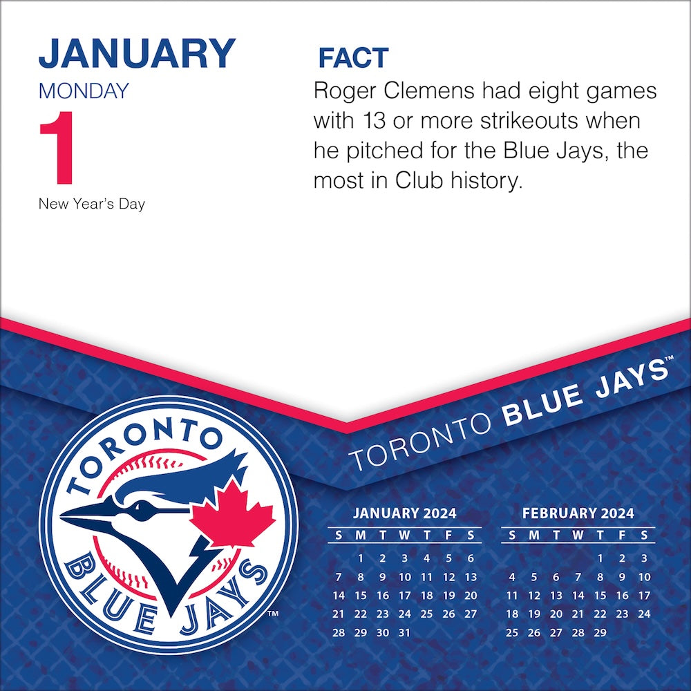 Buy MLB Toronto Blue Jays 2024 PageADay Desk Calendar ProFootballStuff