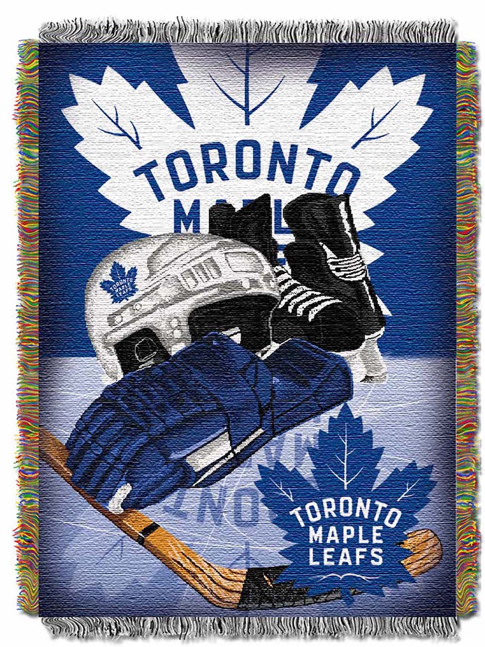 Toronto Maple Leafs woven home ice tapestry