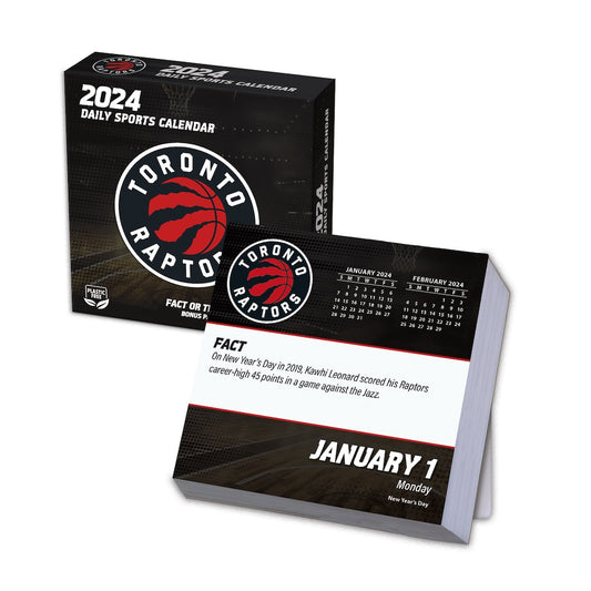 Toronto Raptors 2024 Fact-A-Day Box Desk Calendar