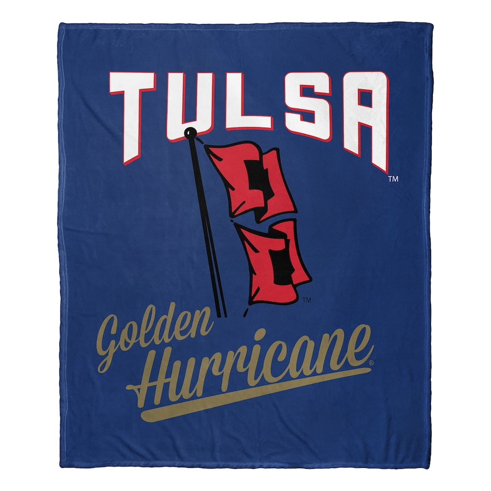 Tulsa Golden Hurricane official silk touch throw blanket