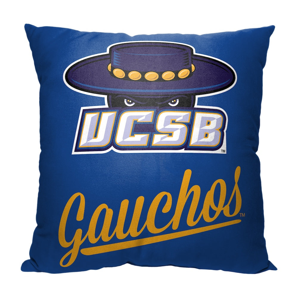 UC Santa Barbara Gauchos OFFICIAL throw pillow